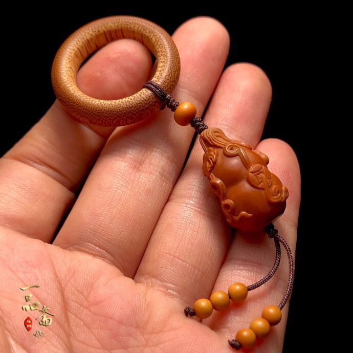 橄榄核单籽核雕单颗手链吊坠文玩葫芦挂件玉竹手把件雕刻手串配饰葫芦