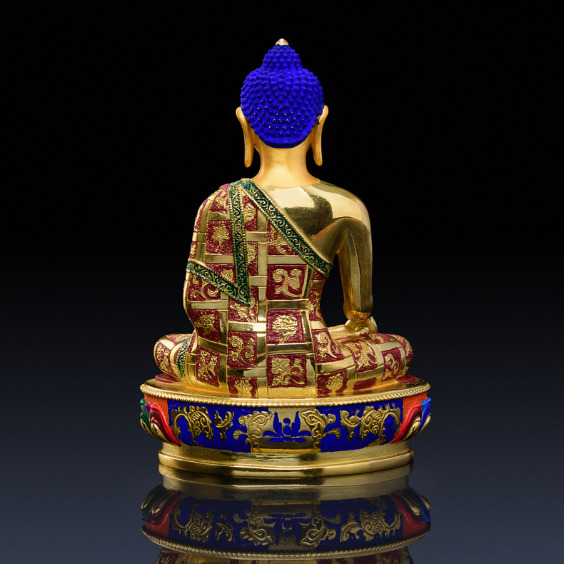 美帮汇释迦牟尼佛铜释迦摩尼佛像摆件如来佛藏传佛教密宗佛像