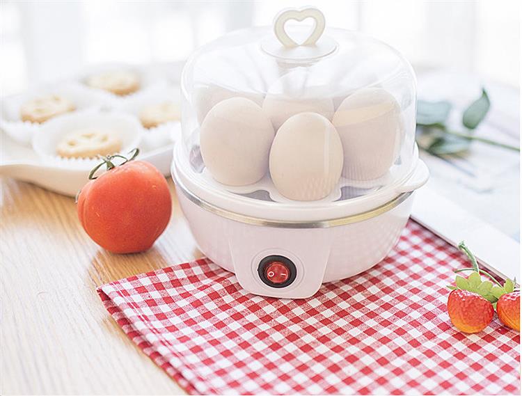 早点神器多功能双层蒸蛋器双层煮蛋器迷你自动断电鸡蛋羹炖蛋器粉色