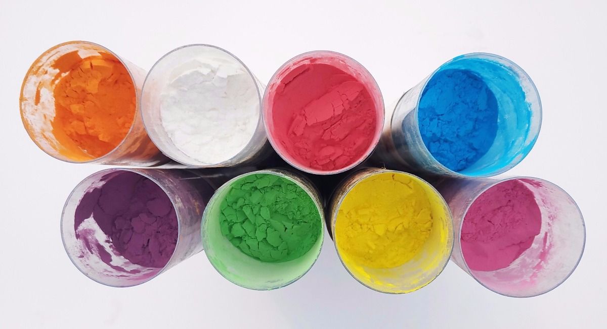 彩跑粉快手拍照100克彩色跑玉米淀粉路跑粉彩虹跑彩色粉末摄影100克粉