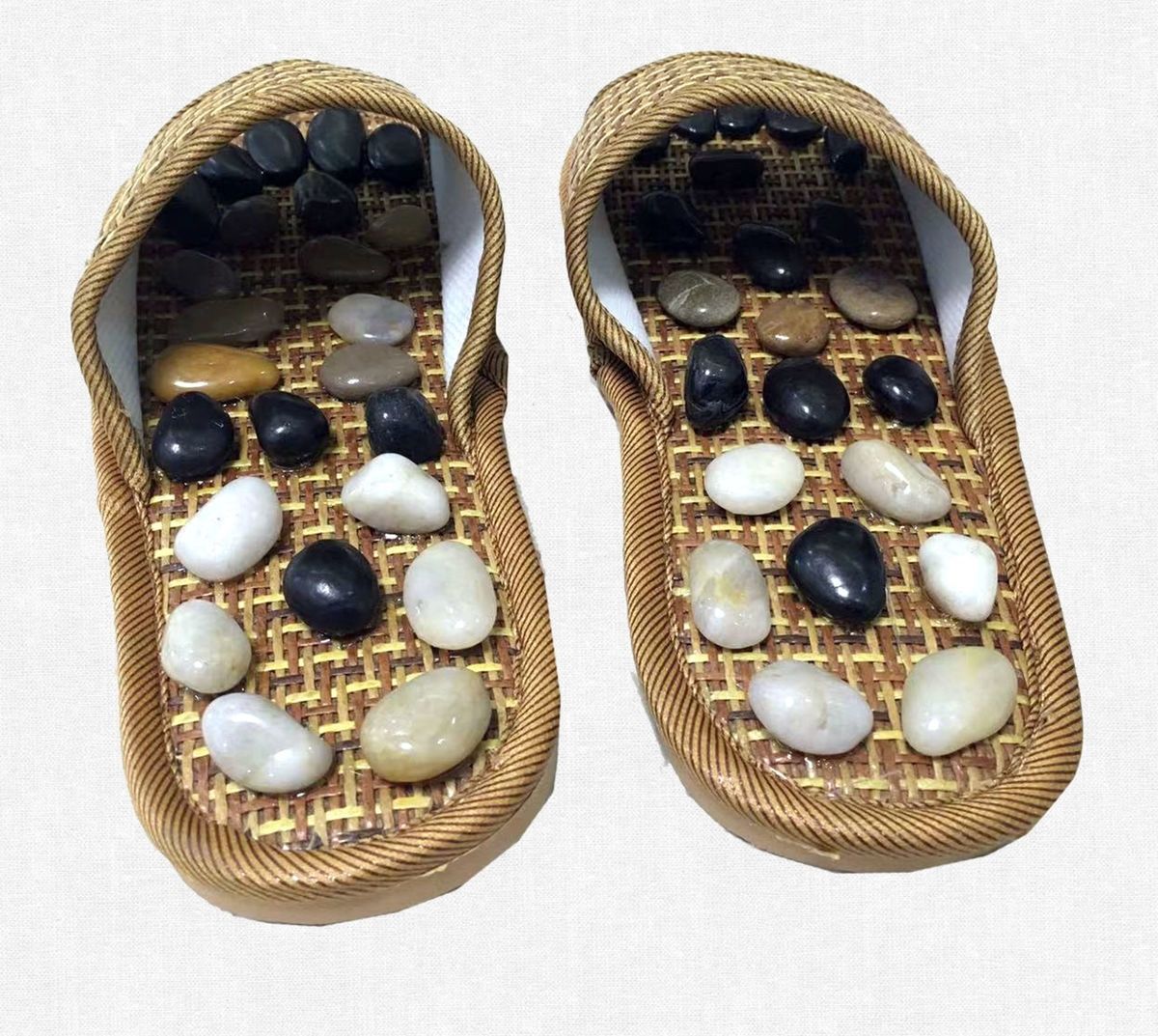 按摩拖鞋男女穴位足底足部按摩器足疗磨脚神器按脚器减肥真石头鞋 [39