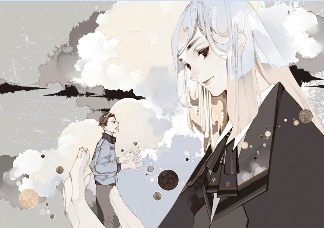 [颜系图书[签名版 特典明信片x4 pvc贴纸x2 海报]四境幽话 妖魔君