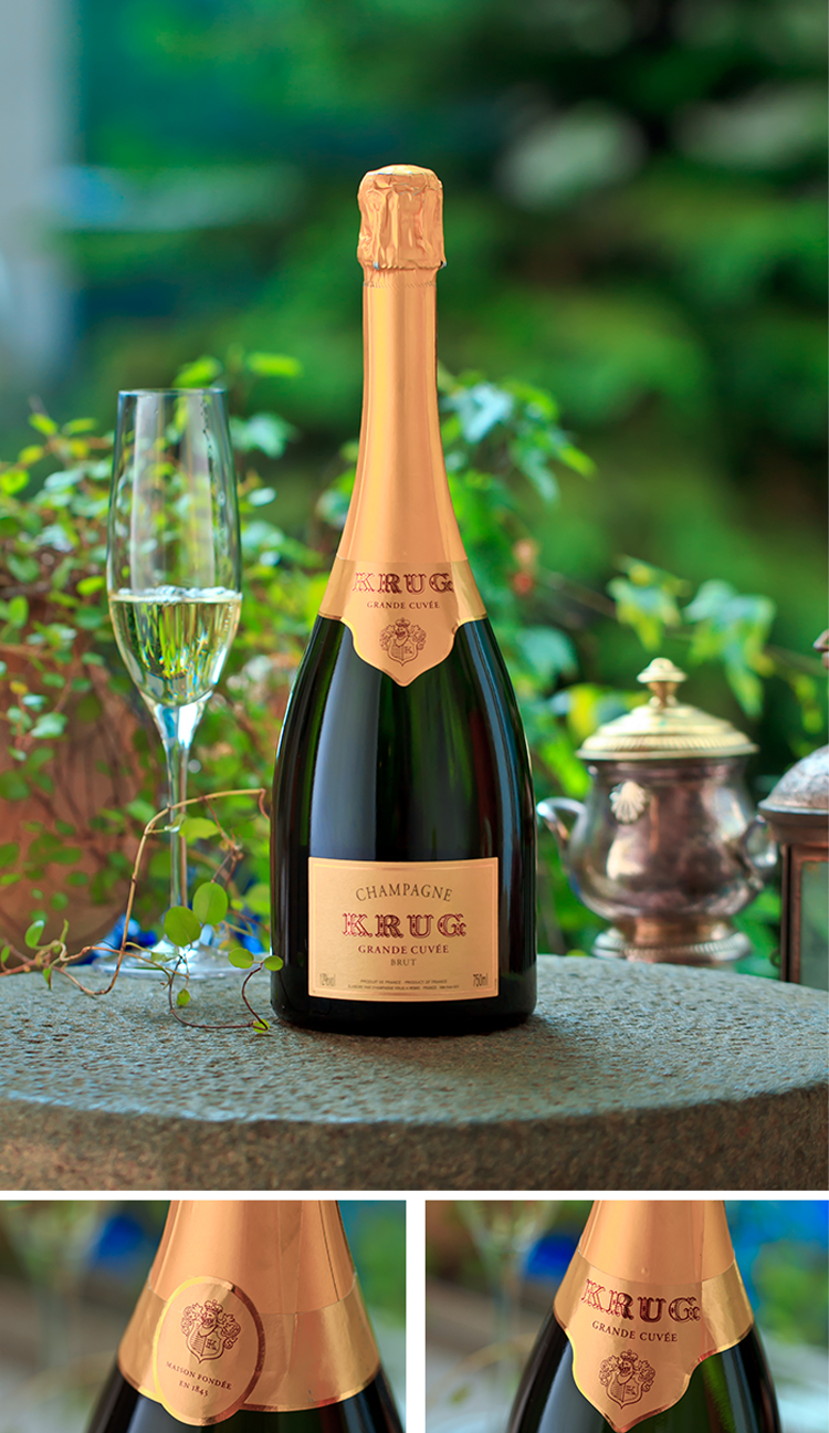 法国库克香槟krug陈年香槟王 中英文一体背标 1瓶装