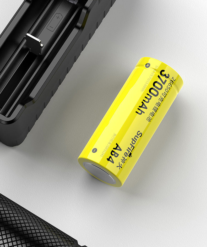 supfire神火原装26650可充电锂电池37v大容量强光手电筒电池单节26650