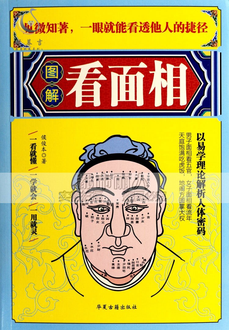 图解析命运人生相面术相手术相五官看手相面相学大全风水命理书籍
