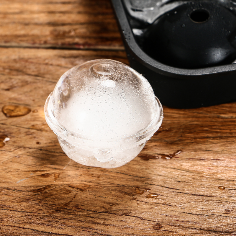 艺呈硅胶球形冰块15格冰格模具 酒吧威士忌圆形制冰器 鸡尾酒冰块模型