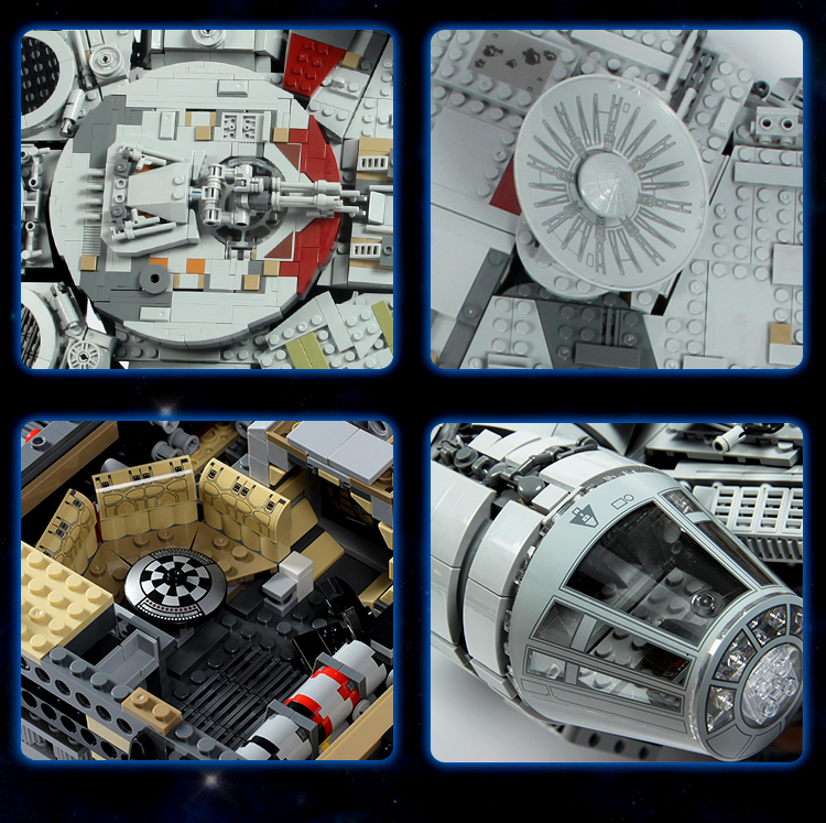 兼容乐高星球大战8499豪华版千年隼号帝国歼星舰男孩拼装积木 2019