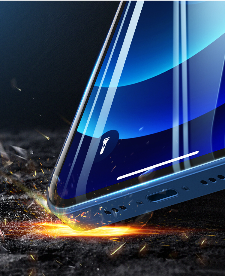 绿联苹果12钢化膜iphone12pro手机12mini全屏覆盖防摔12promax抗摔全