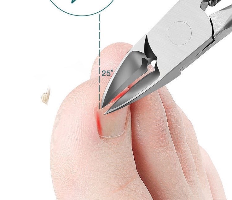 甲沟专用指甲刀套装厚脚趾甲剪修脚器灰指甲斜口尖鹰嘴钳炎三维工匠