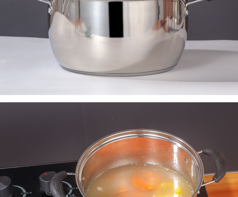 送福鸟(songfuniao)汤锅hj7868724775dg 锅具煮锅电磁炉汤锅不锈钢