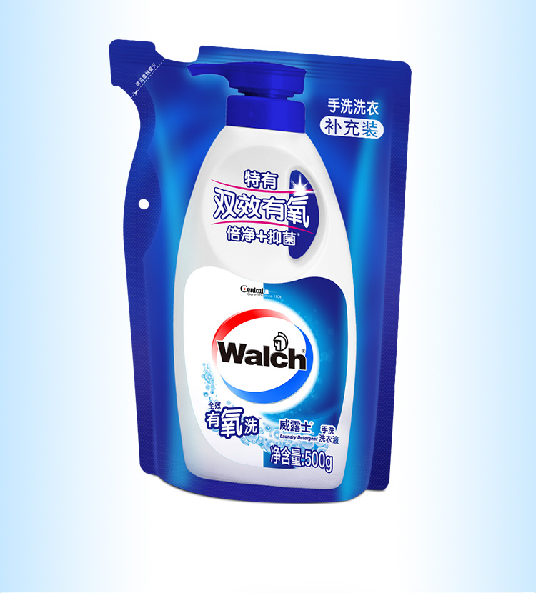 威露士walch手洗洗衣液三袋装500g3