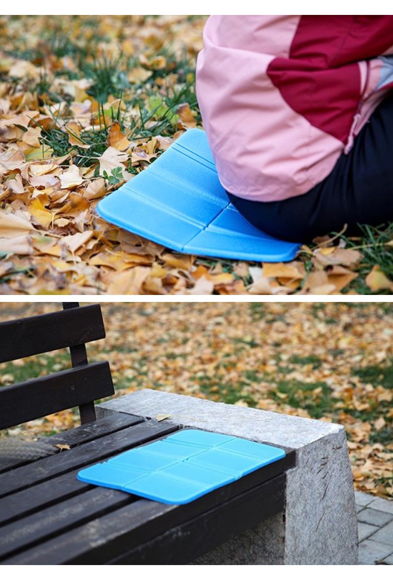 户外折叠坐垫隔潮凳子垫公交车闪电客露营野餐公园地上泡沫坐垫