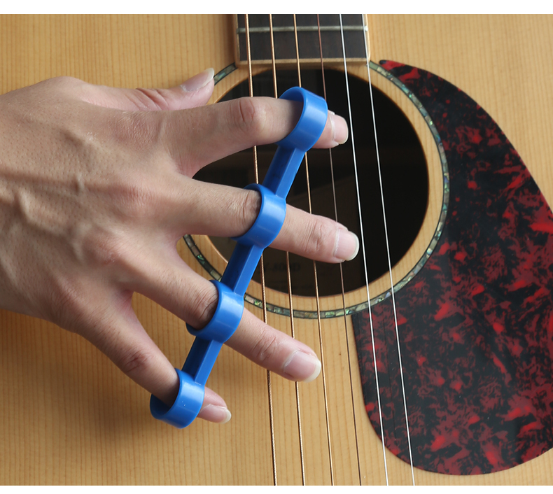 吉他扩指器分指手指扩张乐器配件开指器尤克里里钢琴跨度练习指套