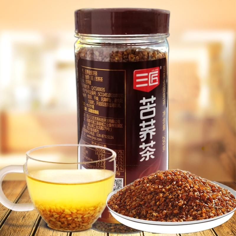 三匠大凉山苦荞茶拍一发二580g装1