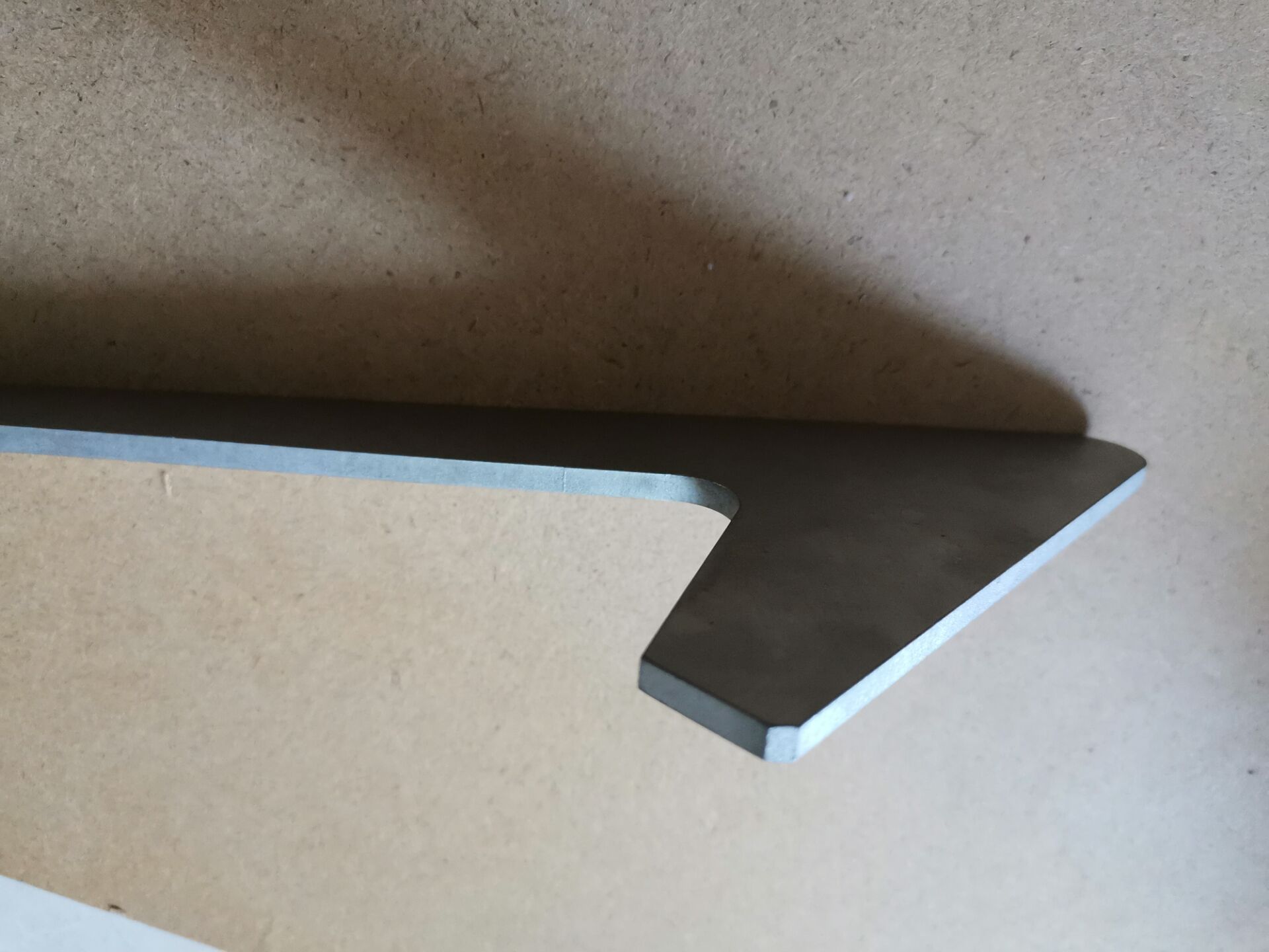 13型车钩闭锁位钩舌与钩腕内侧距离段站修检测量规