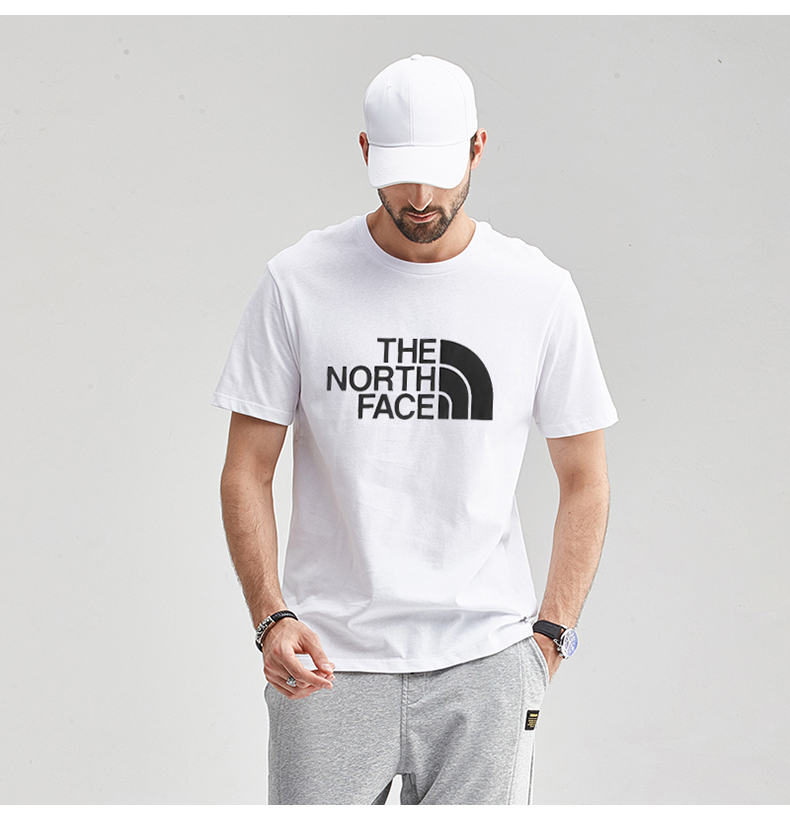 thenorthface北面短袖t恤男夏季户外运动吸湿透气圆领休闲棉质t恤男