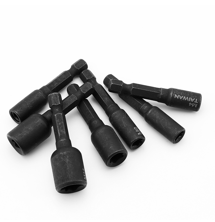 机用丝锥套筒夹头扳手14六角柄内牙回丝攻牙套筒m4m6丝锥套筒m1450l