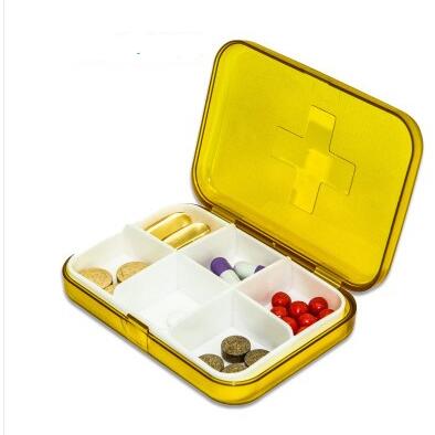 个性家用摆药盒便捷分装药合一周时尚吃药的小盒子放薬盒大号新