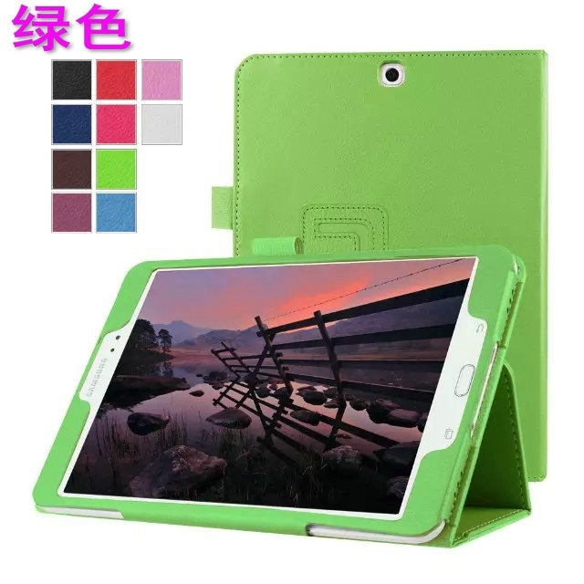 三星平板保护套smt555ct皮p355ct815t350t550t715t710防摔壳棕色t350