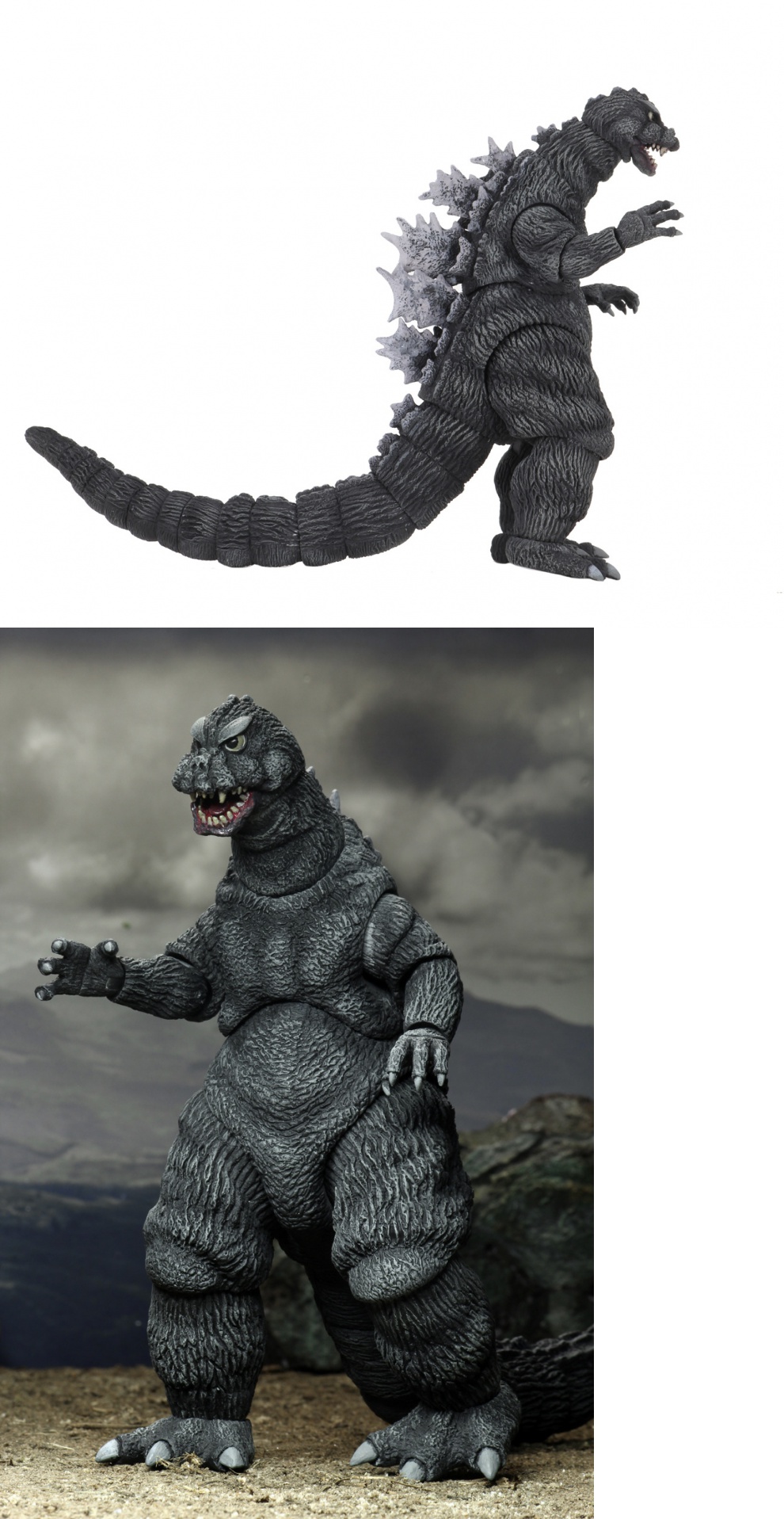正版neca42892哥斯拉1964电影版godzilla7寸可动模型手办