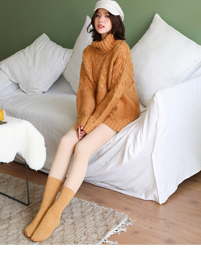 光腿神器女秋冬季加绒肉色打底裤薄绒裸感丝袜加厚双层假透肉