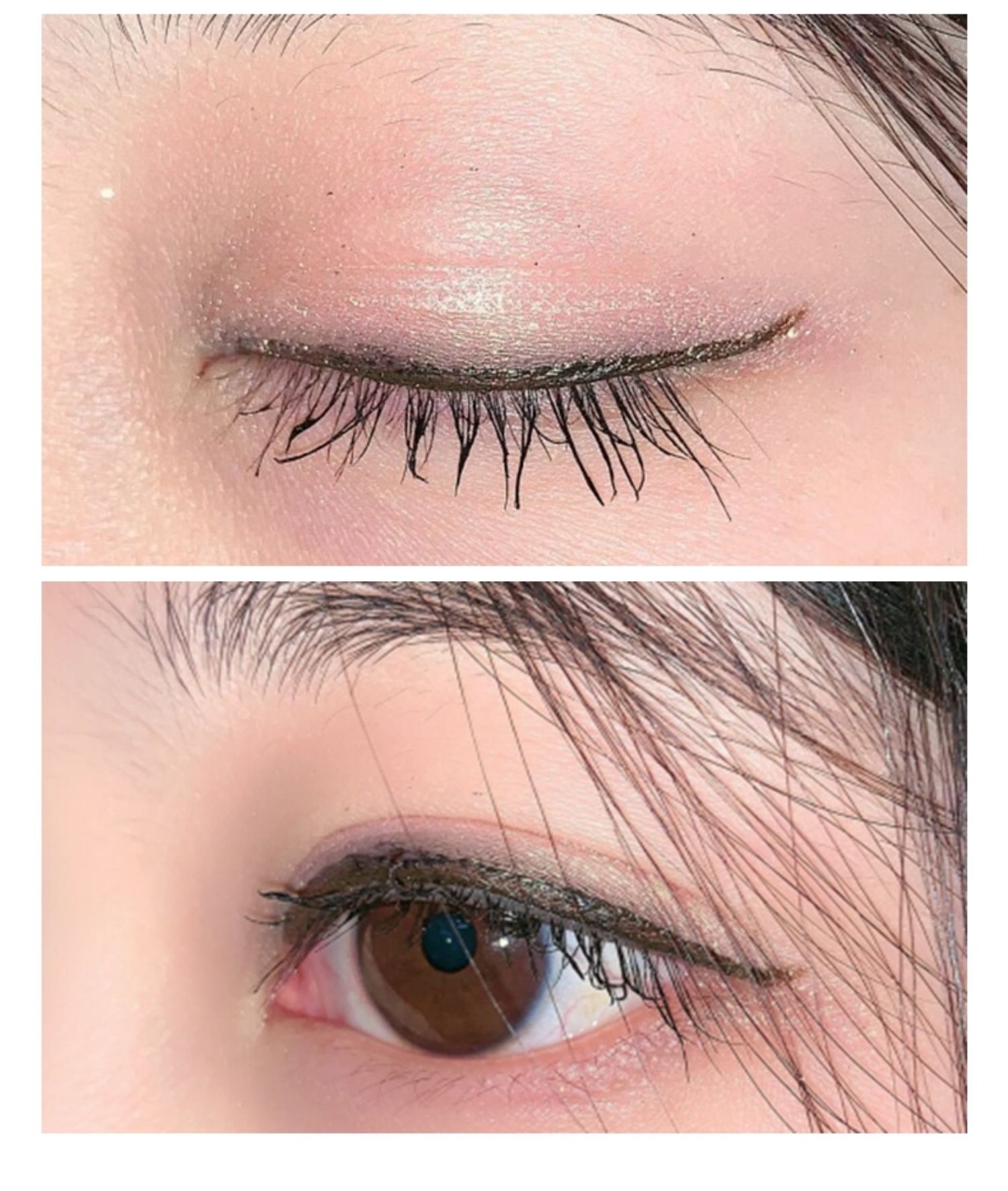 双眼皮贴隐形透气自然枣核橄榄型透明单眼皮窄款内双肿眼泡美目贴