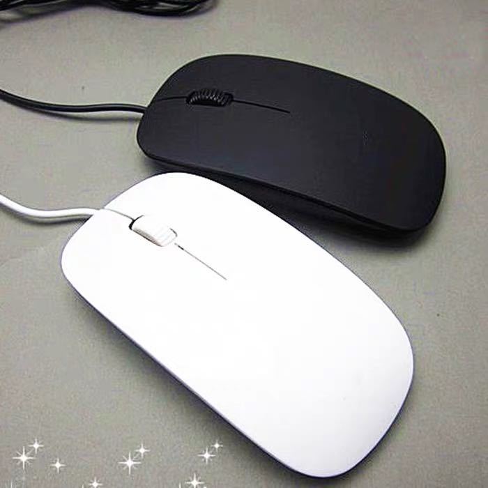 有线鼠标超薄磨砂usb接口游戏鼠标台式电脑笔记本平板手机皆可用