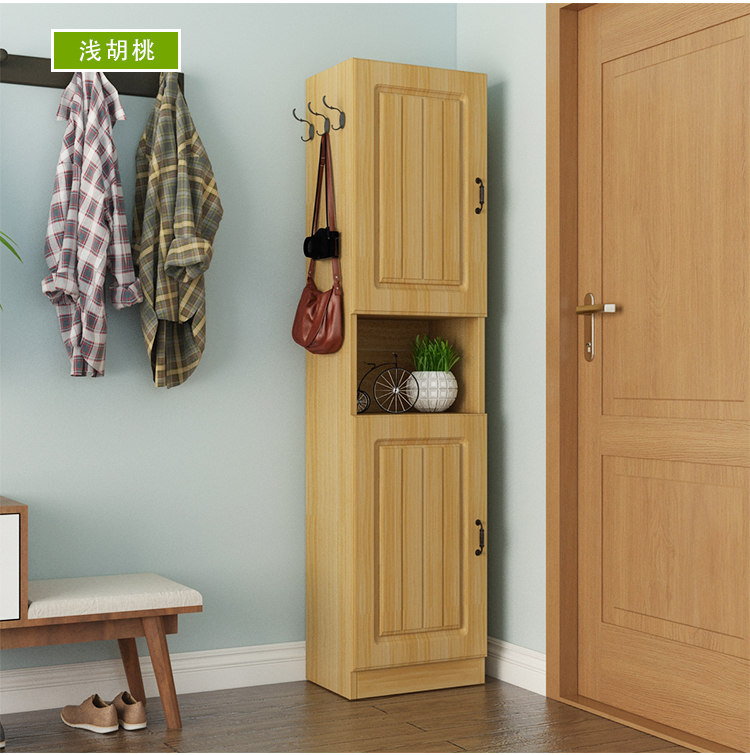 玄关厅柜加高鞋柜入户超窄小型镂空多层鞋架阳台储物柜子定制