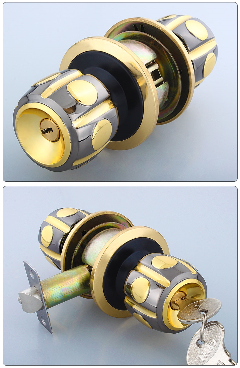 阿斯卡利锁具 门锁球形锁房门锁欧式实木门锁阿斯卡利卧室房门锁球锁