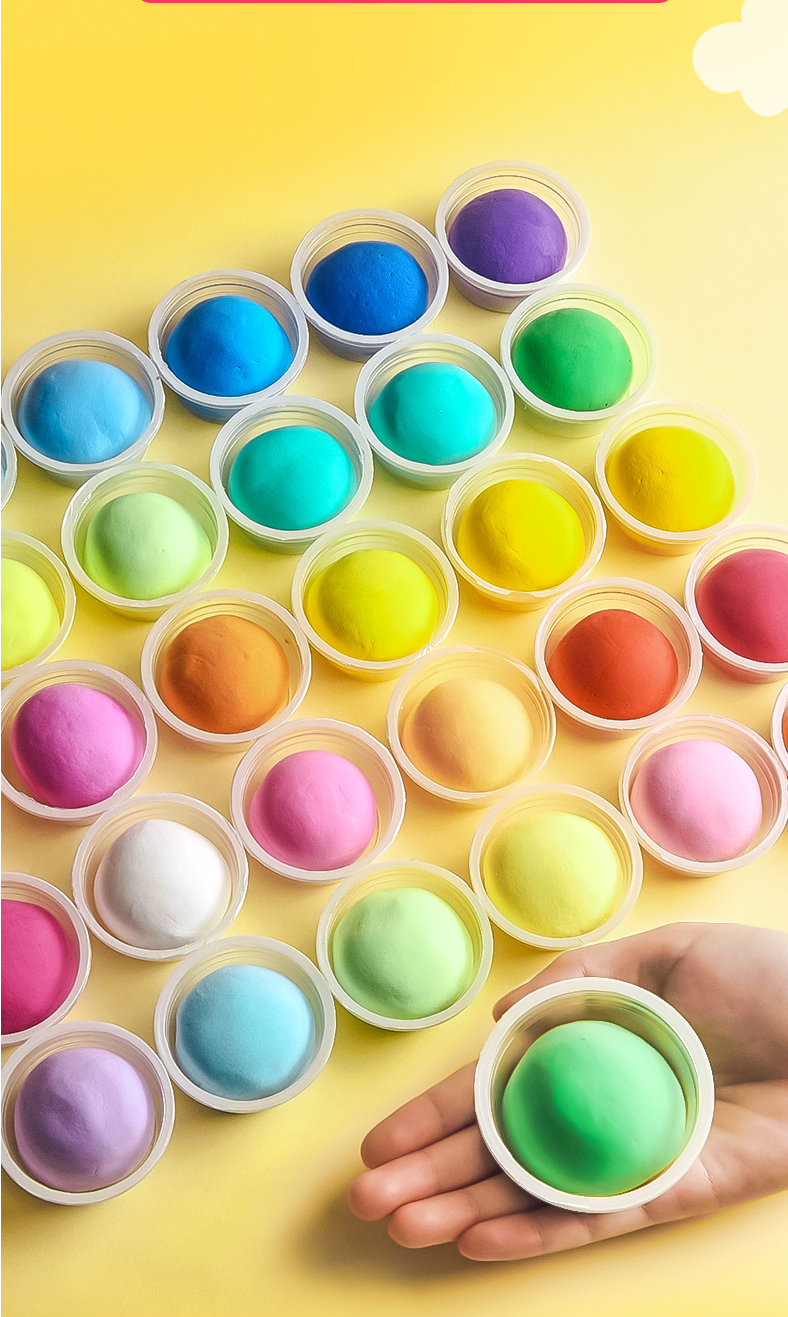 赋贝乐(fubeile)手工彩泥tk8842 超轻粘土盒装橡皮泥太空彩泥儿童工具