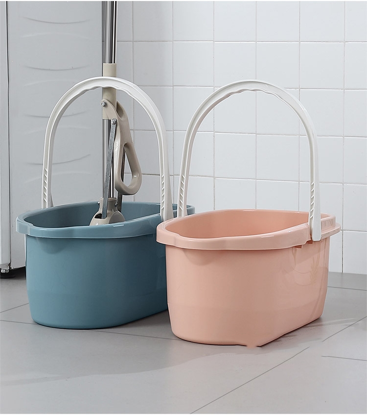 拖把池小号迷你超窄洗拖把桶藤印象长方形单桶涮塑料地盆加大挤水桶