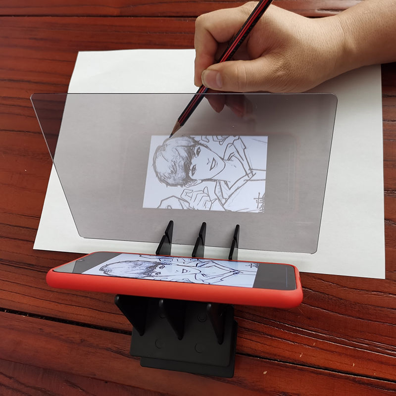 画画神器光学临摹板拷贝台学生投影动漫素描线稿手绘描图支架工具》无