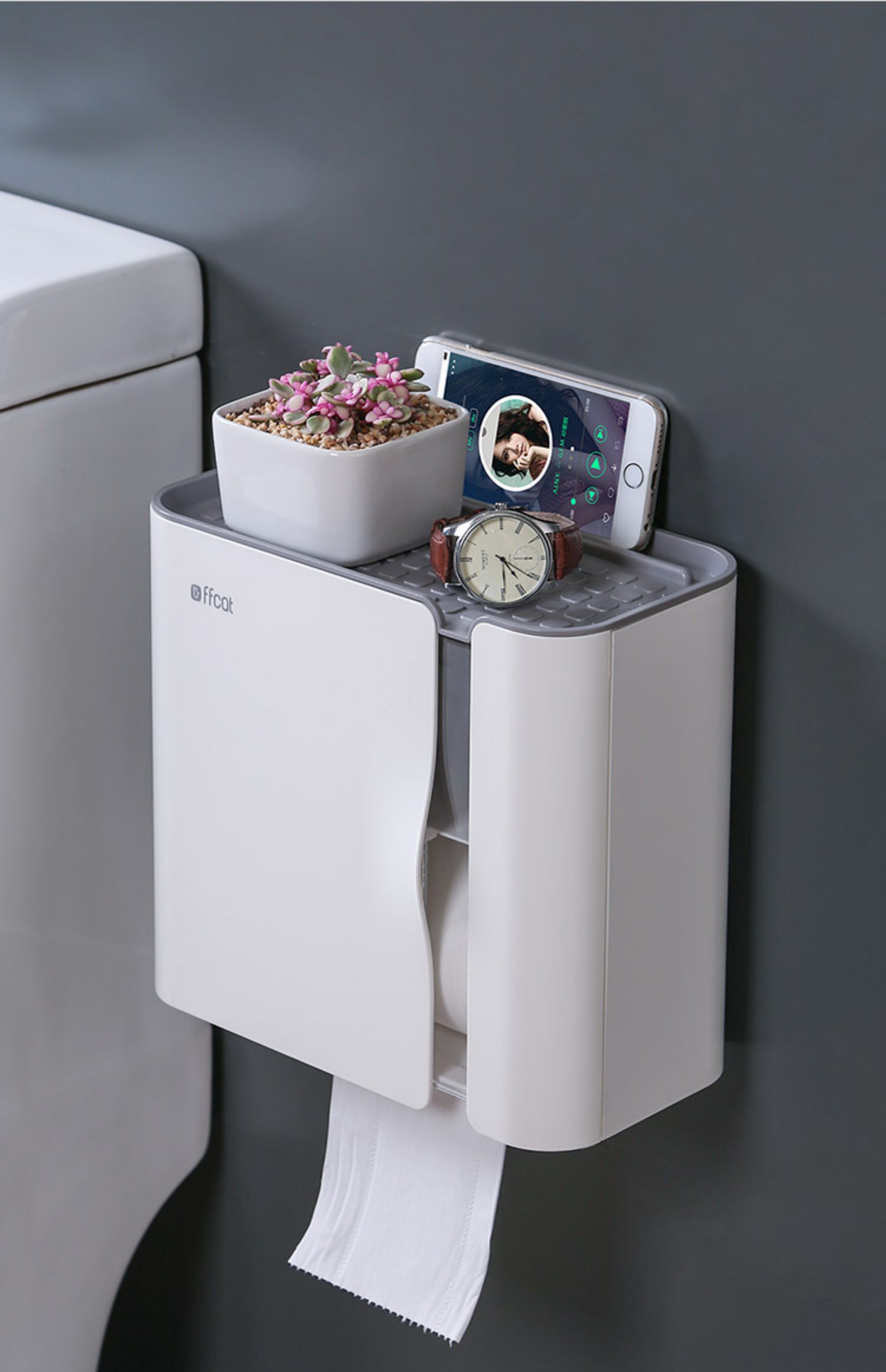 文丽(wenli)浴室用品 卫生间浴室马桶置物架壁挂式洗手间用品大全厕所