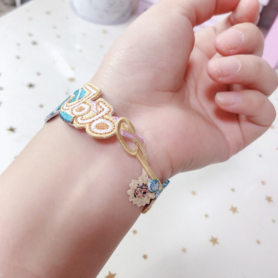 jojo的奇妙冒险周边动漫挂件刺绣手链二次元茶布