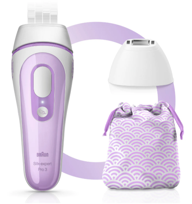 【美品】光脱毛器　BRAUN Silk-expert Pro 3 ブラウン シルクエキスパートプロ3 IPL ムダ毛処理 光美容器