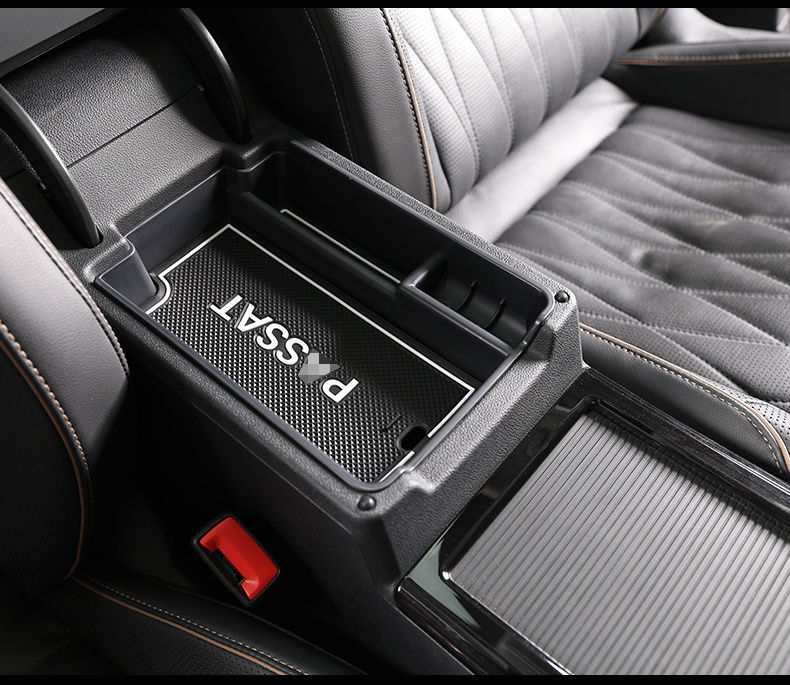 大众201921款新帕萨特改装中央扶手储物盒置物箱汽车内饰品车用1921款