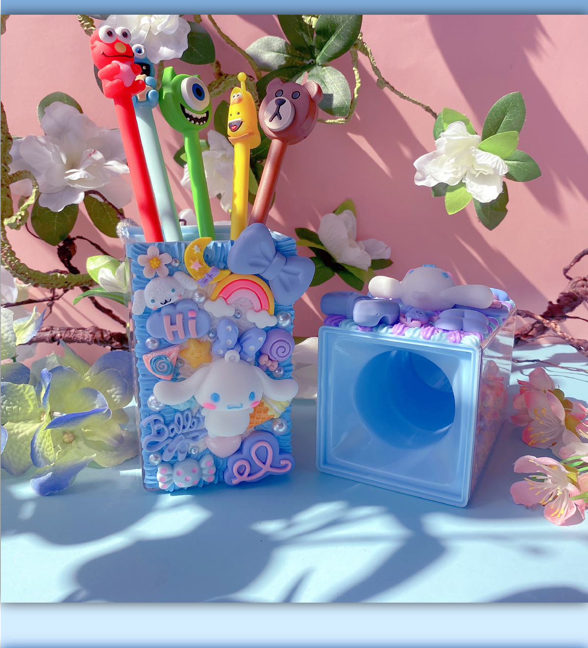 希杰狮王亲子diy奶油胶笔筒材料包学生文具收纳手工制作闺蜜女朋友送