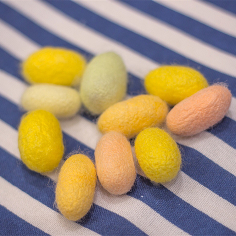 天然彩色蚕茧美肤美容茧蚕茧壳洗脸蚕丝球学生手工diy装饰品精选优质