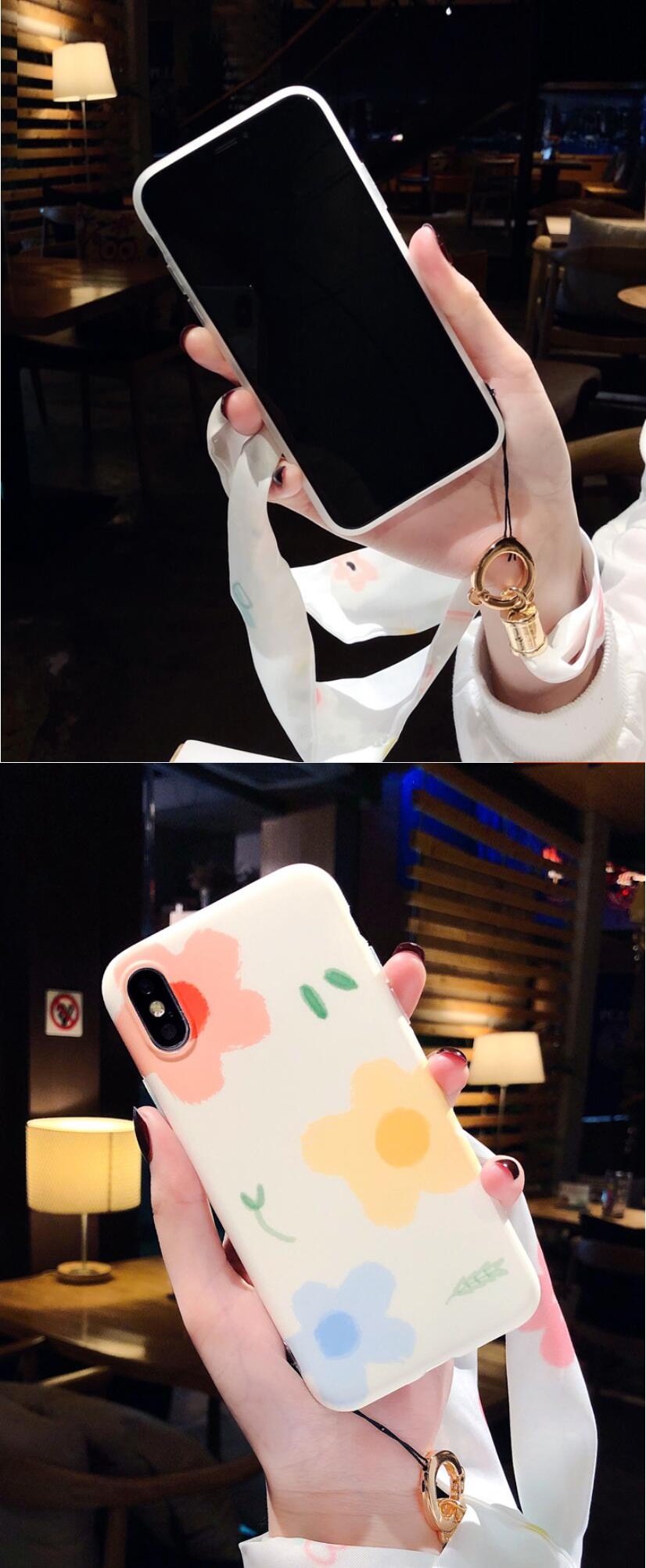 ins泫雅风三星s8a8s手机壳s9note8a60花朵c5c7c9a9s10s7edge真智力