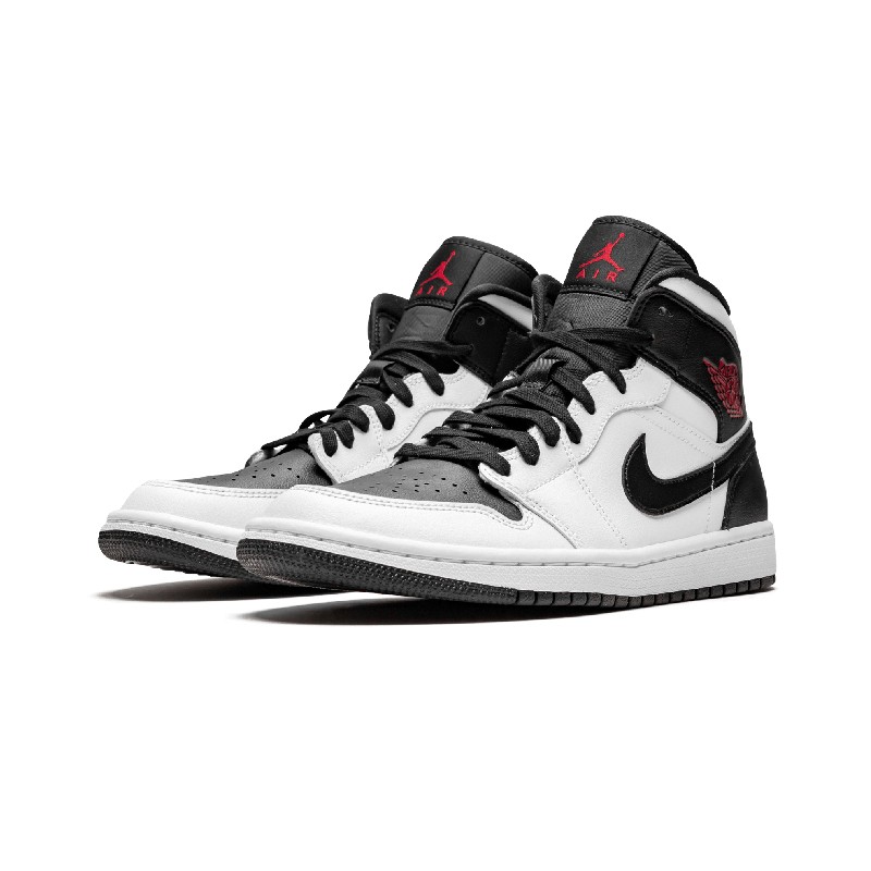 耐克nikeairjordan1mid黑白女款运动休闲篮球鞋bq6472101