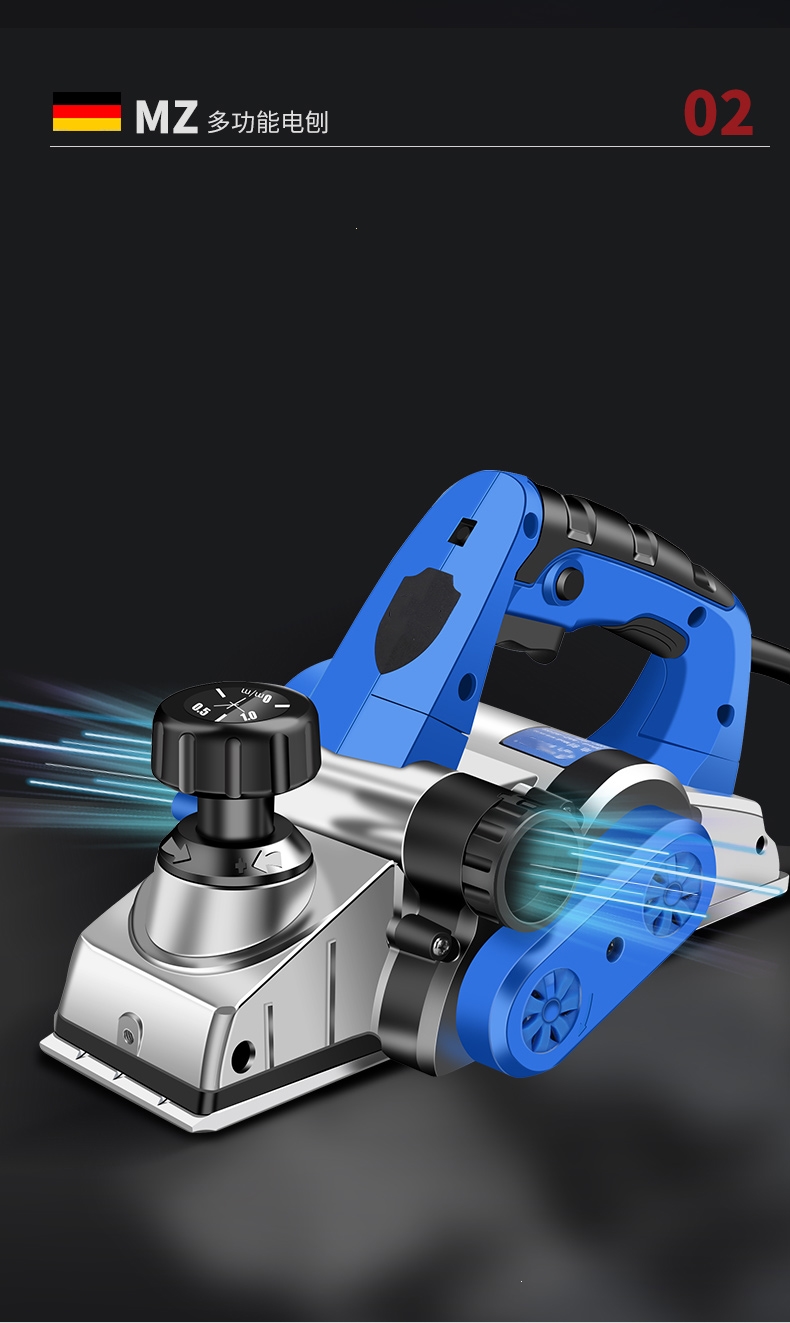 电刨手推刨家用小型多功能手提台式古达木工刨木工具电动刨子压刨刀机