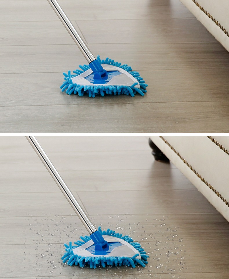 艺呈(yicheng)清洁工具 擦玻璃器家用三角拖把擦窗天花板万用大扫除