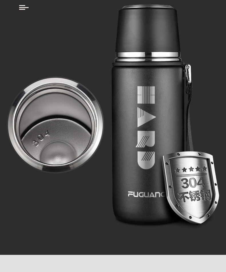 【富光(fga)保温杯fgl-3274】 富光(fga)大容量304不锈钢保温杯便携带