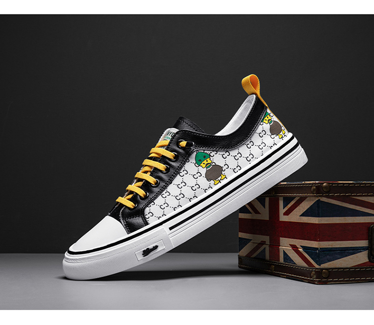 香港啄木鸟plover帆布鞋男鞋2022新款潮流百搭韩版休闲低帮板鞋布鞋