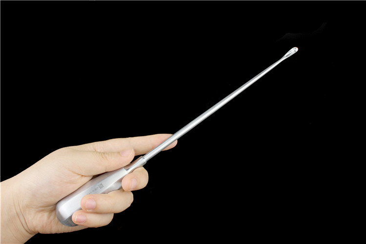 huatrau上海医疗器械厂jz金钟妇产科手术器械实心子宫刮匙流产fxd190