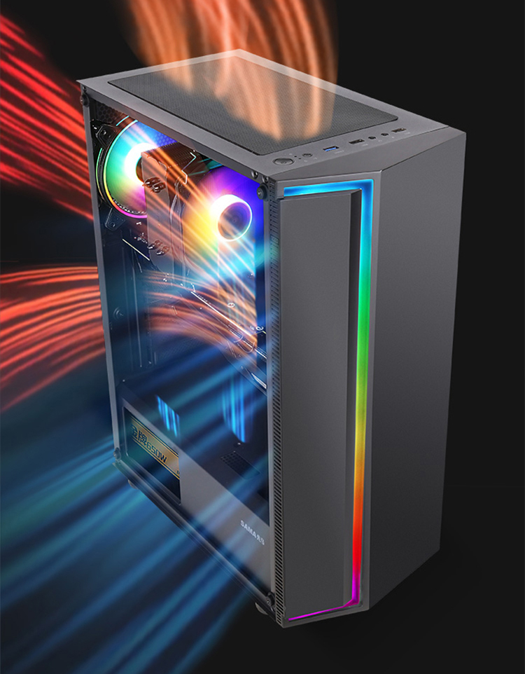 【先马(sama)机箱凡尔赛5】 先马/sama 凡尔赛5电竞游戏机箱支持360