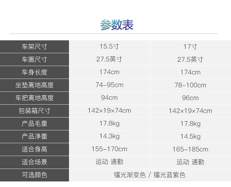 喜德盛山地车英雄600变色龙车架275吋大轮径禧玛诺27速越野单车