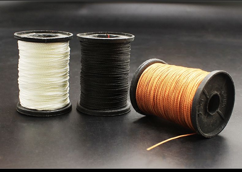 白色二胡千斤线二胡专业千斤线高档带蜡棉线整卷50米二胡千斤二胡千金