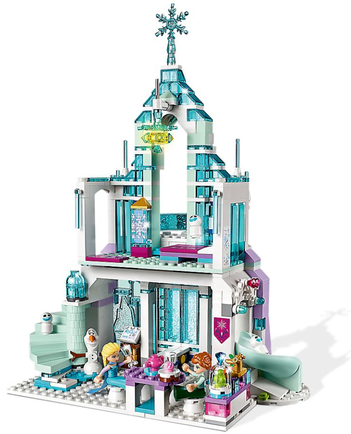 lego乐高迪士尼公主系列43172艾莎的魔法冰雪城堡拼搭积木