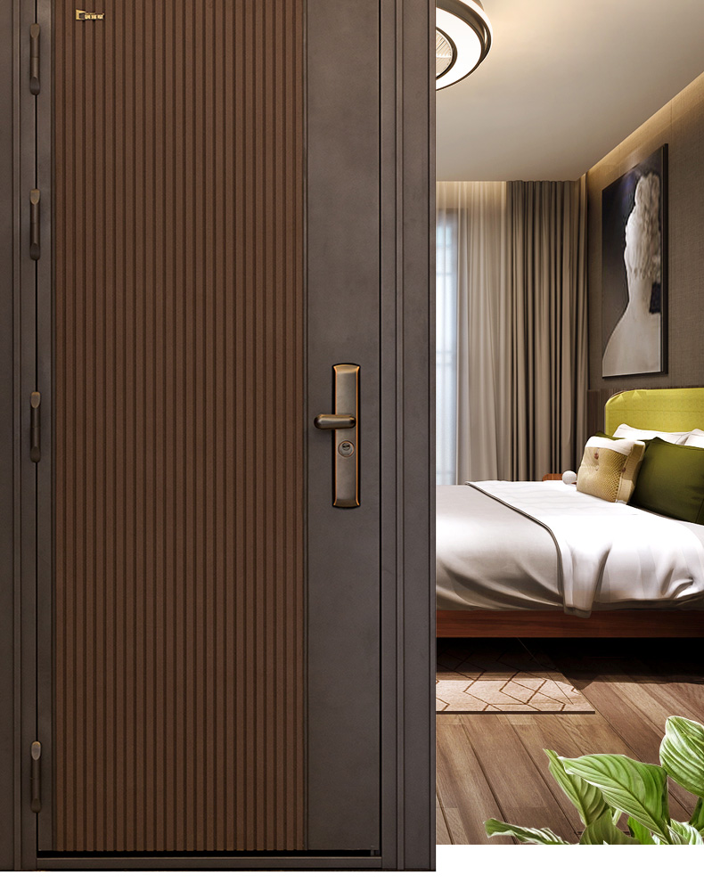 钢将军卫士系列ld019入户门安全防盗门进户门家用安全门不锈钢材质